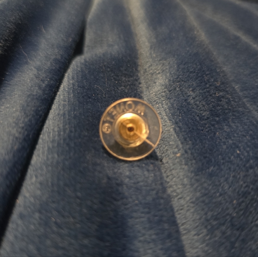 Monet | Vintage Pierced Earring Back - Picture 2 of 2